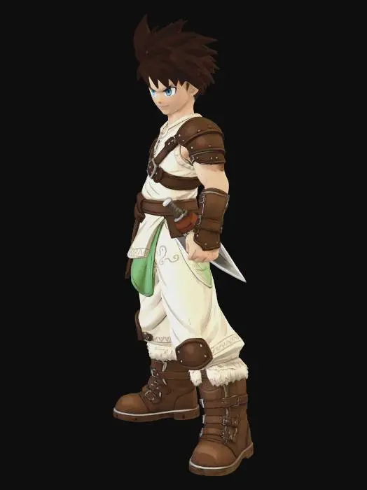 3D model for Young Adventurer