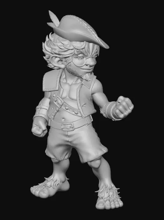 3D model for Halfling Advertizer