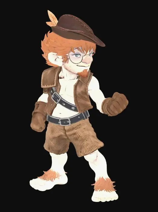 3D model for Halfling Advertizer