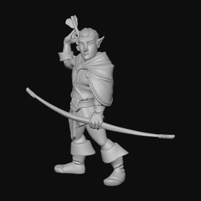 3D model for Archer Elf the 3rd