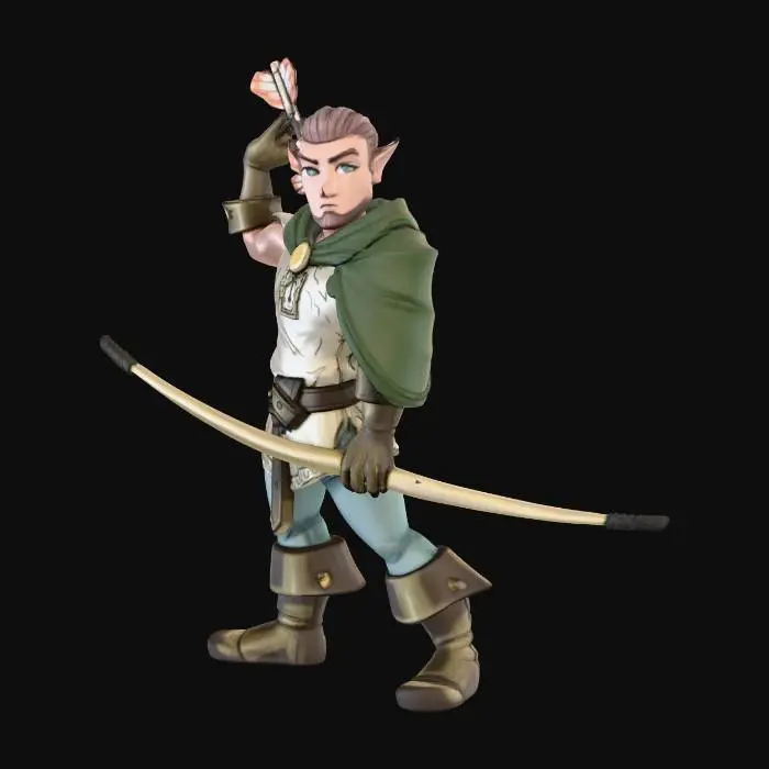3D model for Archer Elf the 3rd