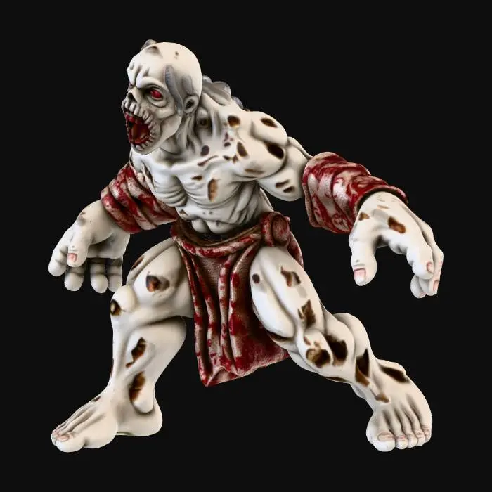 3D model for ghoul zombie meh II