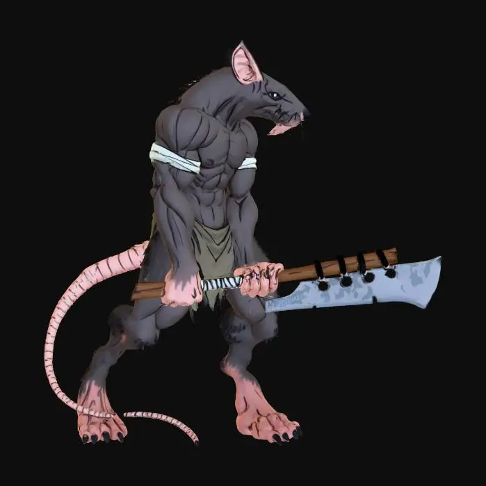 3D model for Rat Attack.o1