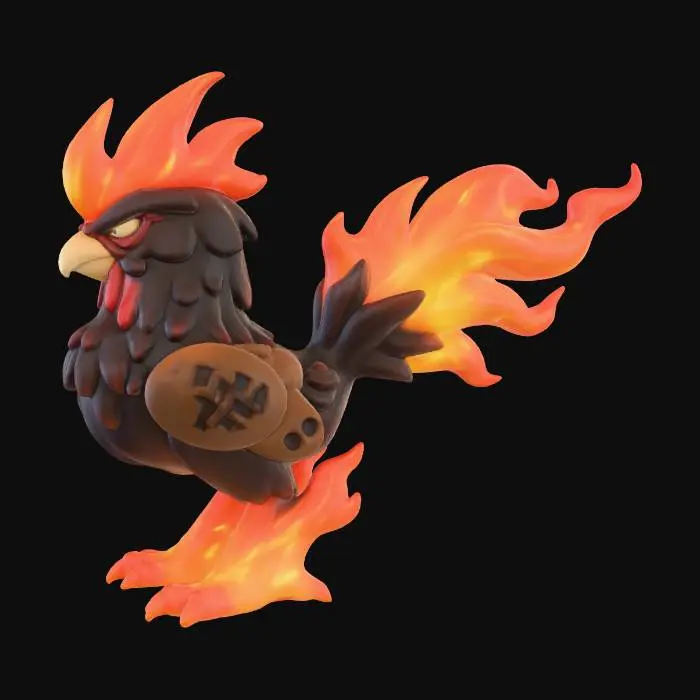 3D model for Inferno Rooster