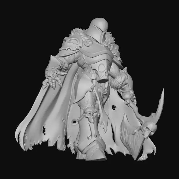 3D model for The Necromancer Warrior