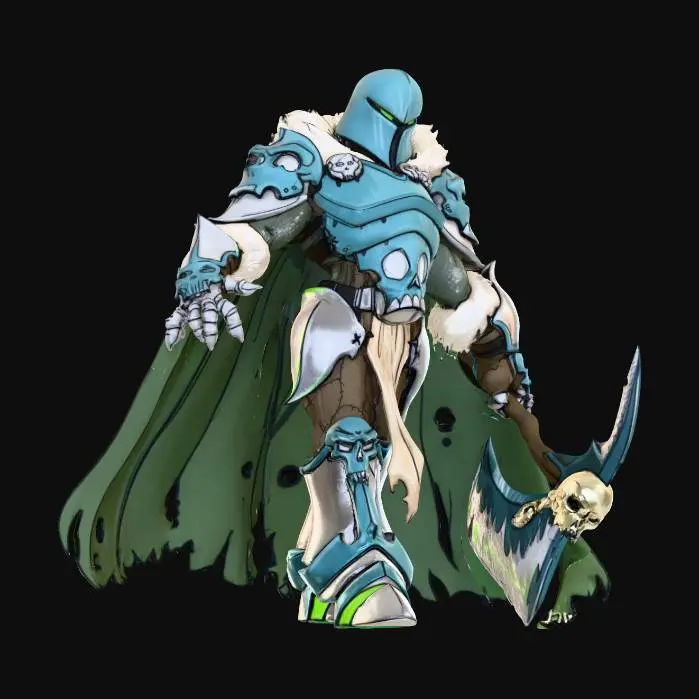 3D model for The Necromancer Warrior