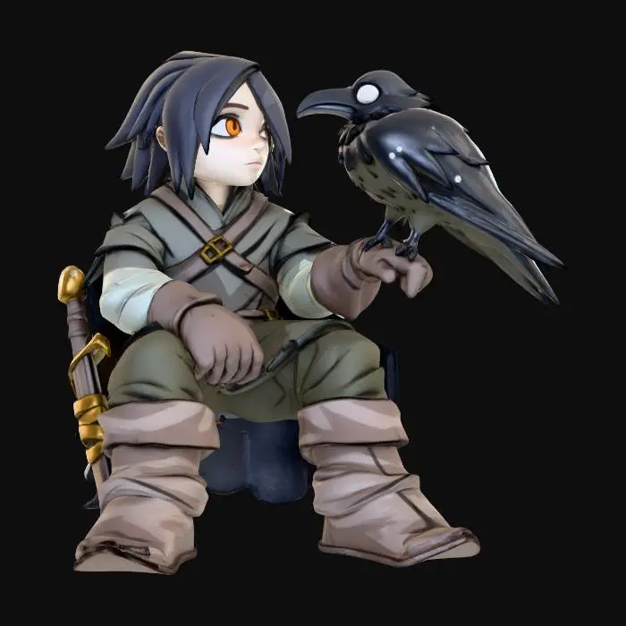 3D model for Raven Companion