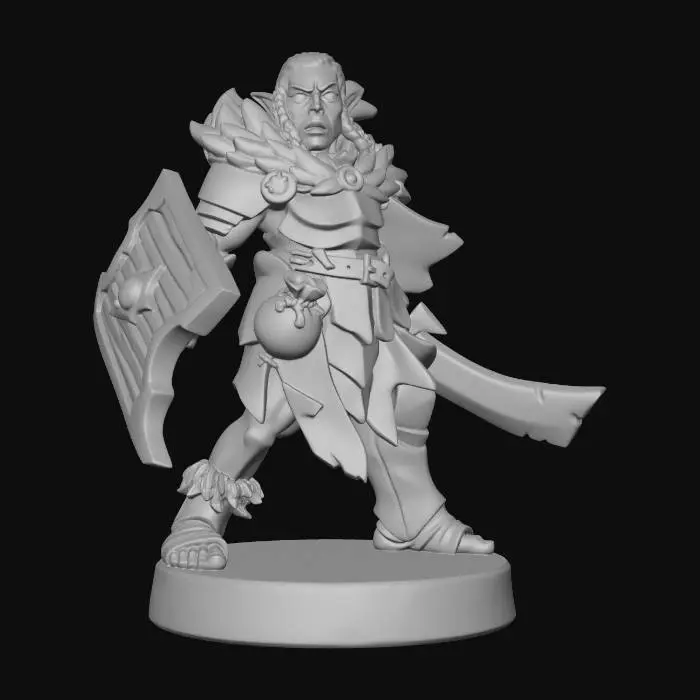 3D model for Frostbound Warden