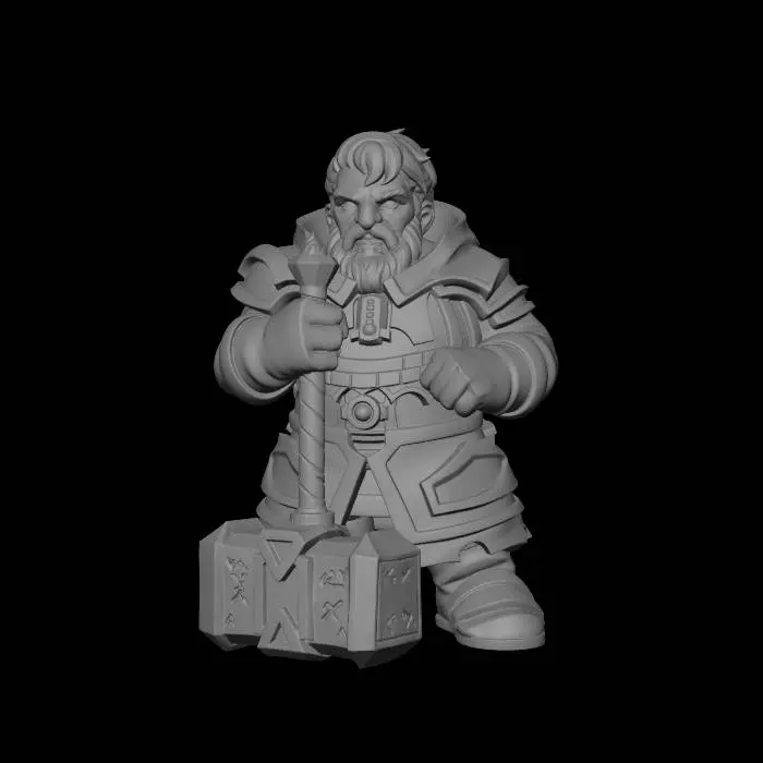 3D model for Runic Hammer Warden