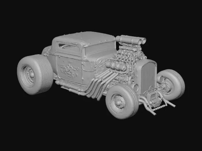 3D model for Steampunk Racer