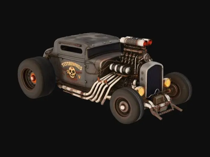3D model for Steampunk Racer