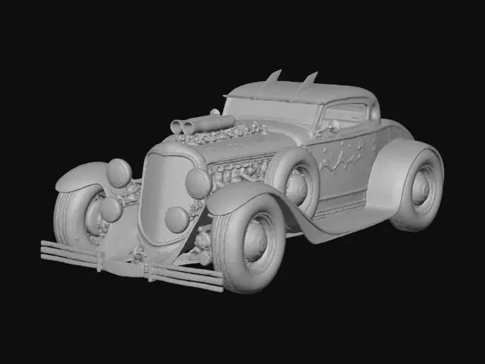 3D model for Retro Batmobile