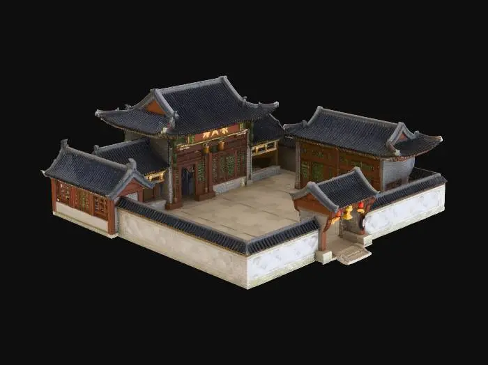 3D model for Traditional Courtyard Model