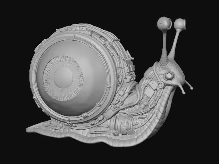 3D model for Cyber Snail Sentinel