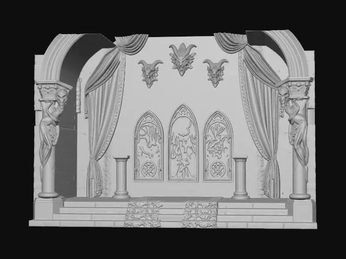 3D model for Gothic Sanctuary