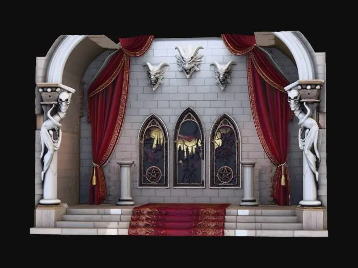 3D model for Gothic Sanctuary