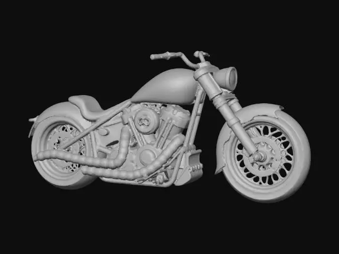 3D model for harley custom