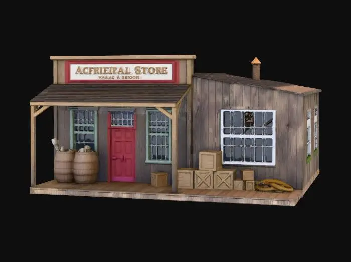 3D model for Old General Store