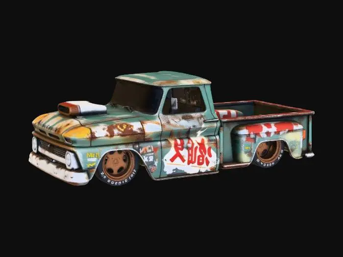 3D model for Rusty Rebel Racer