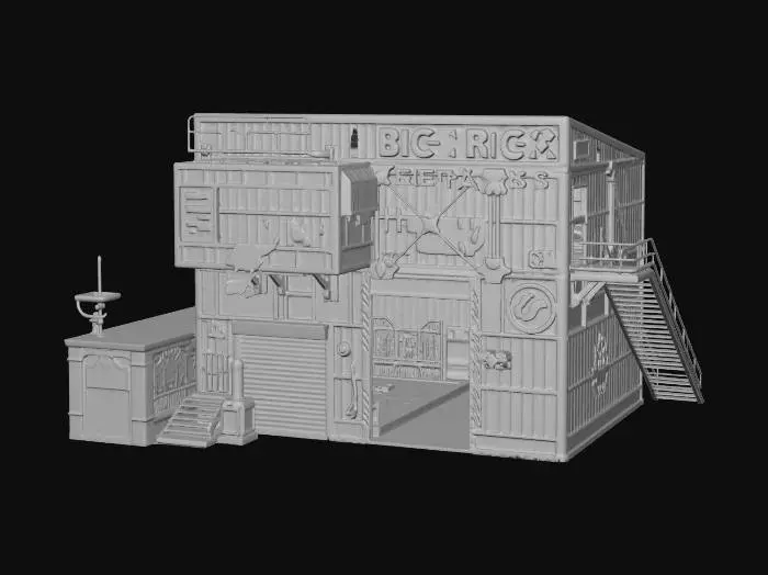3D model for Big Rigs Garage
