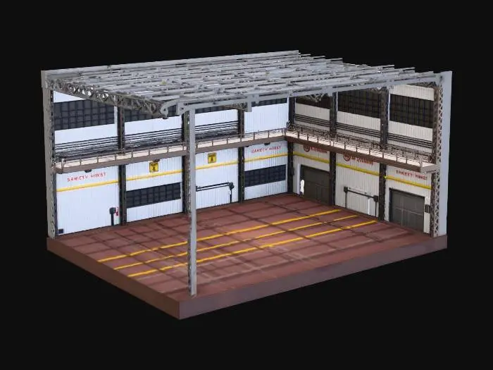 3D model for Warehouse Diorama