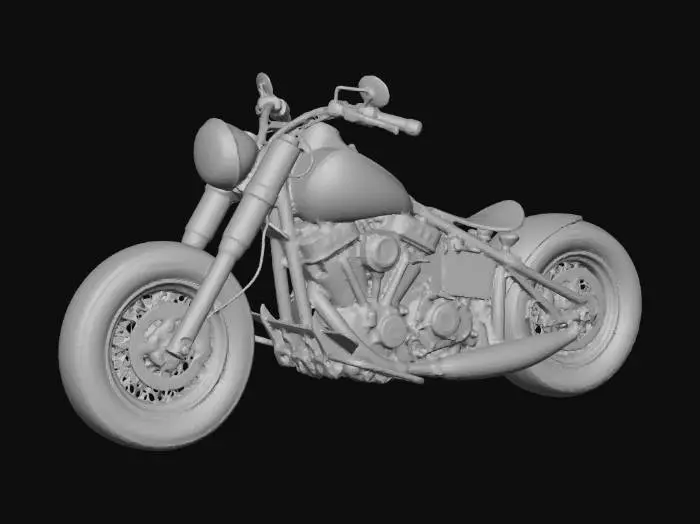 3D model for Military Bobber Elegance
