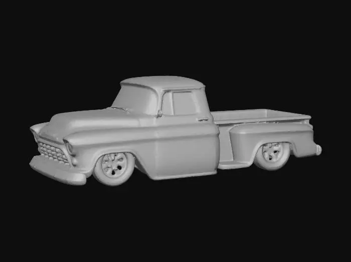 3D model for van white black