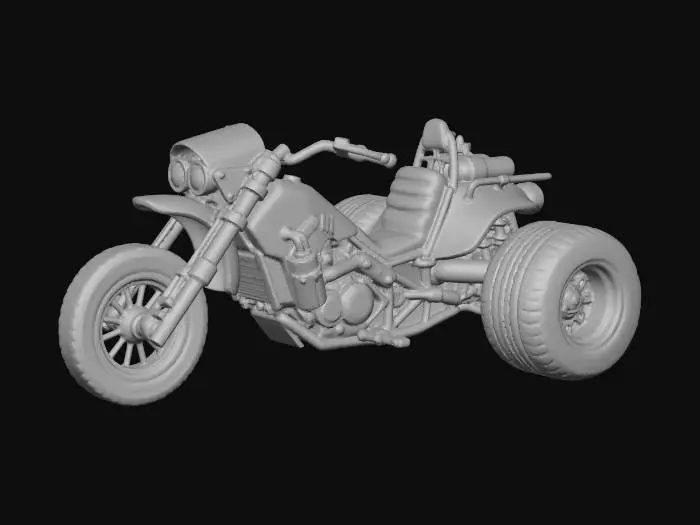 3D model for Rustic Chopper Trike