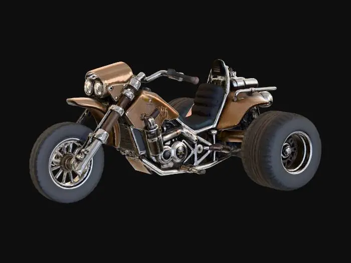3D model for Rustic Chopper Trike