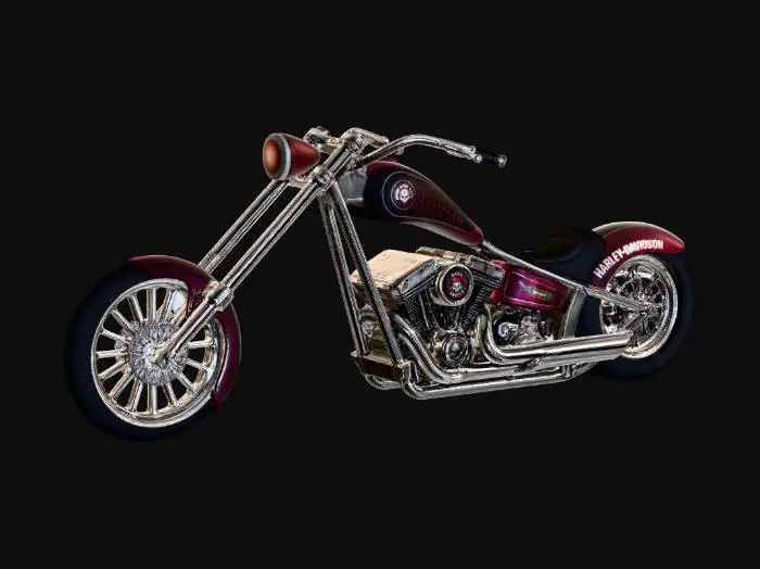 3D model for chopper red