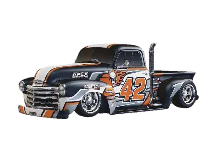 Skullfire 42 - Racecar 3D model, vytvořený pomocí AI