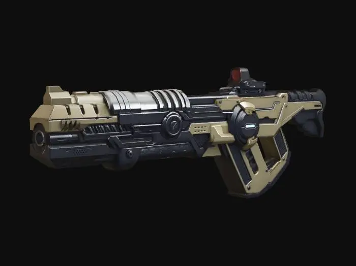 3D model for Desert Sentinel Blaster