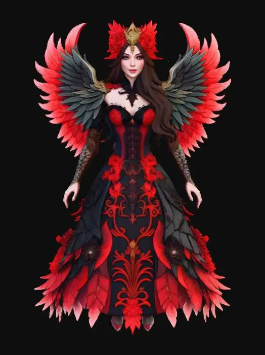 3D model for Empress of the Winged Realm