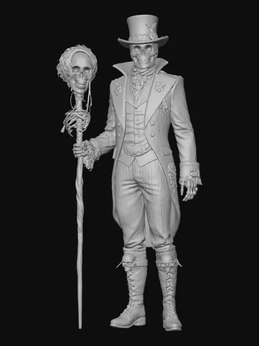 3D model for Skeleton Gentleman