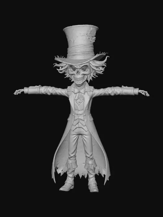 3D model for Skeleton Showman