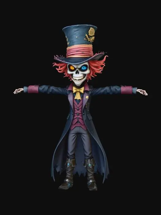 3D model for Skeleton Showman