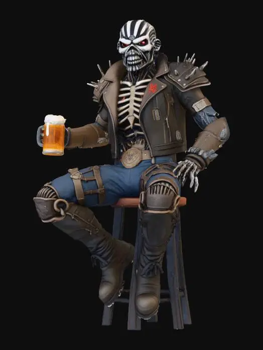 3D model for Skull Punk