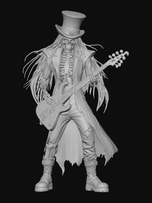 3D model for Rocking Skeleton