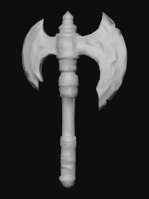 3D model for war axe