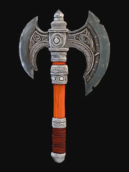 3D model for war axe