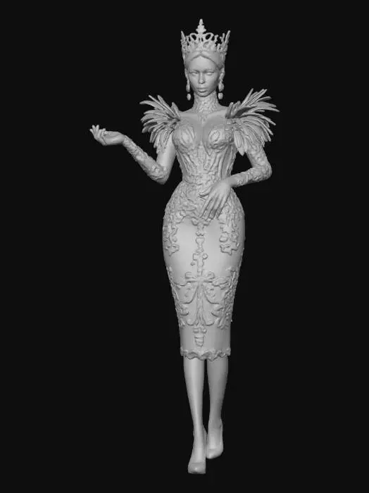 3D model for Elegance in Midnight