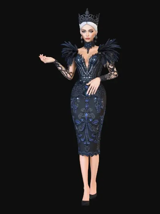 3D model for Elegance in Midnight