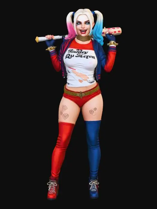 3D model for Character with Bat