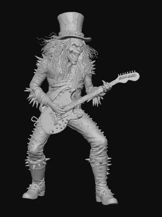 3D model for Unicamente quitar los pinchos de la parte inferior de las botas. !!No modificar nada mas, ni vista, ni tamaños, ni dimensiones, ni perspectiva, ni nada del personaje que no sea las botas