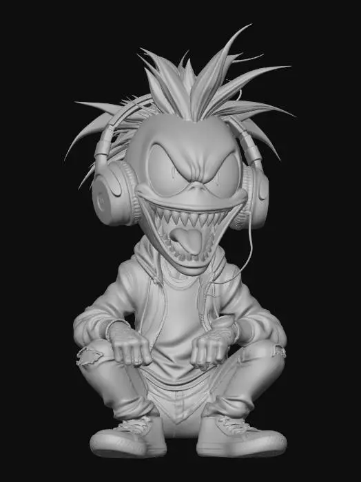 3D model for unicamente eliminar el fondo de la imagen y ponerlo todo de color blanco. Prohibido modificar absolutamente nada mas