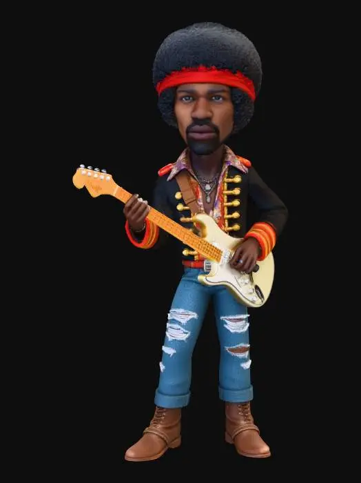 3D model for Guitar Hero Doll