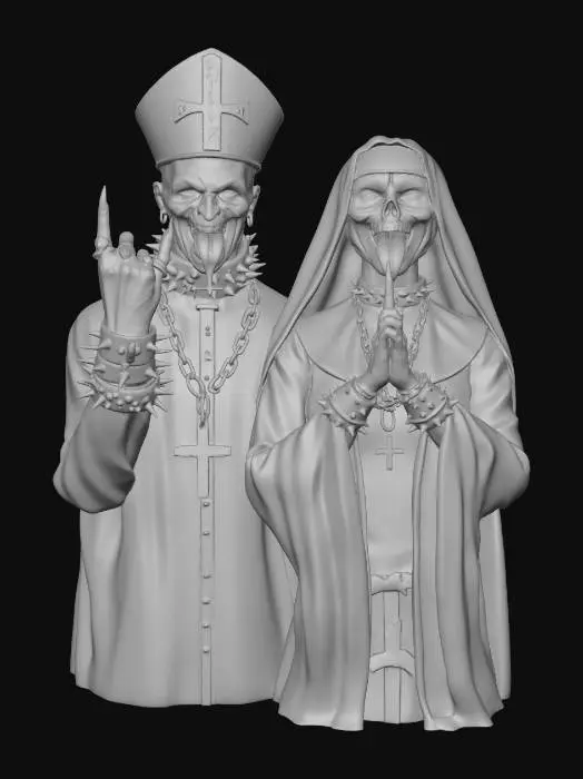 3D model for Sinister Clergy