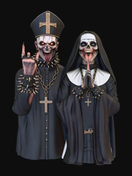 3D model for Sinister Clergy