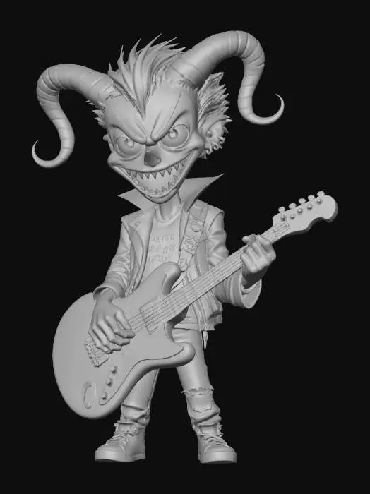 3D model for Rockin' Demon Kid