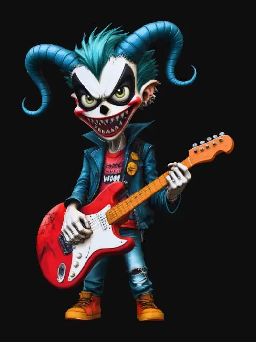 3D model for Rockin' Demon Kid